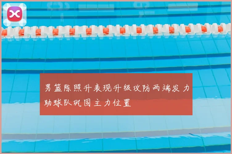 男篮陈照升表现升级攻防两端发力助球队巩固主力位置